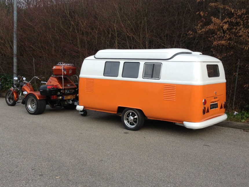 Inspired by vintage trailers, the Dub\-Box is a retro caravan made to match your retro vehicle