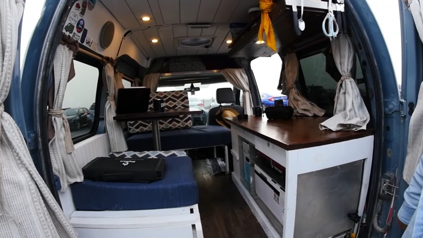 Engineer\-Built Micro Camper Van Boasts an Ultra\-Functional Interior With a Modular Design