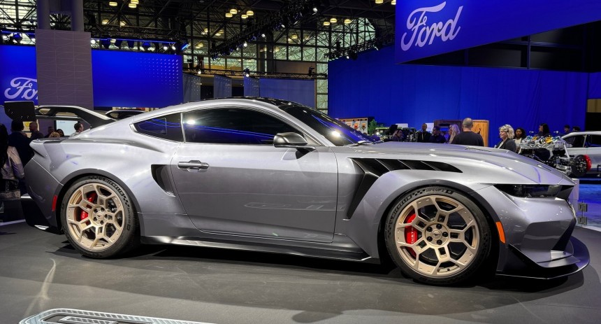Ford Mustang GTD on display at 2024 NY Auto Show