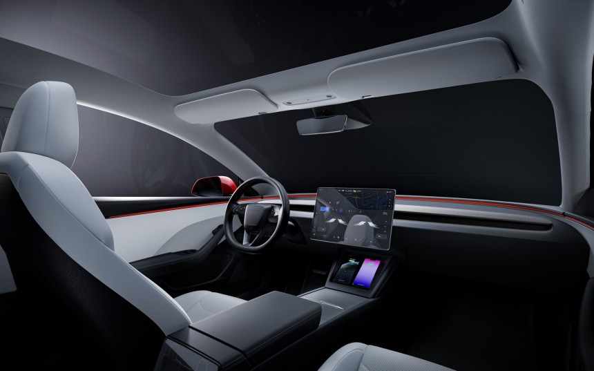 Refreshed Tesla Model 3 Interior