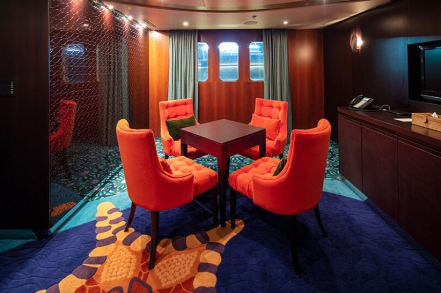 Trippy interiors of superyacht Dubawi revealed for the first time in its 30\-year existence