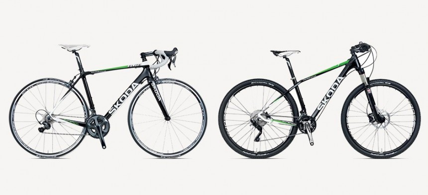 Two models from the 2013 collection of bicycles from Skoda