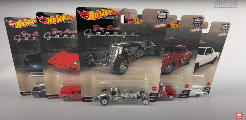 Five Cars From Jay Leno's Garage Shrink Down to 1/64\-Scale in This Hot Wheels Premium Set