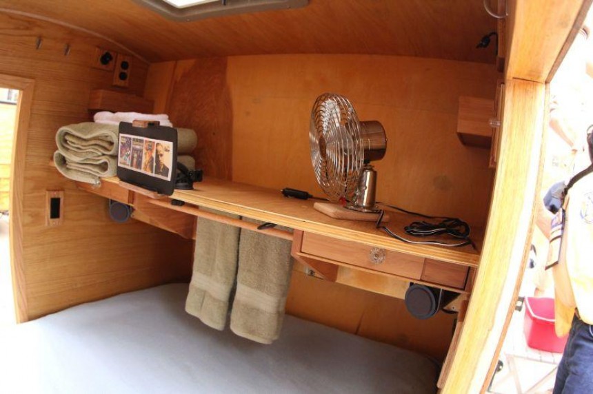DIY Teardrop Camper Interior