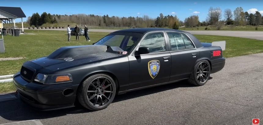Ford Crown Victoria With a V12 Tank Engine Is Such a Tease