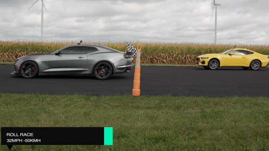 2022 Chevrolet Camaro SS vs\. 2024 Ford Mustang GT