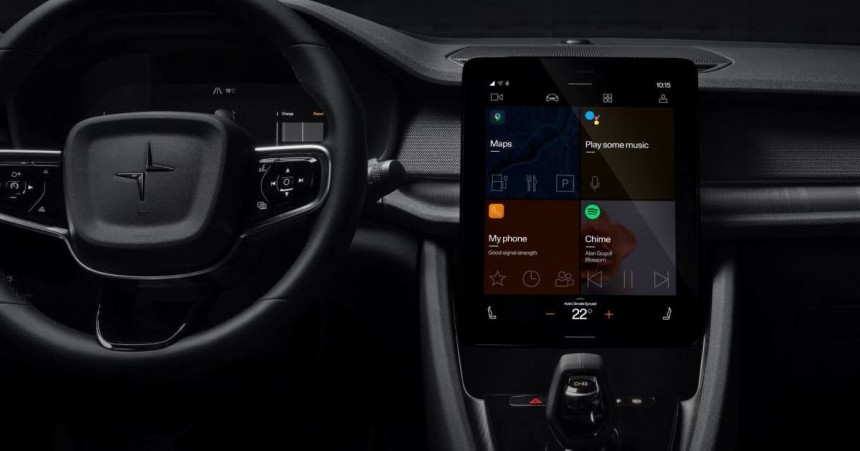 Android Automotive en los coches Polestar