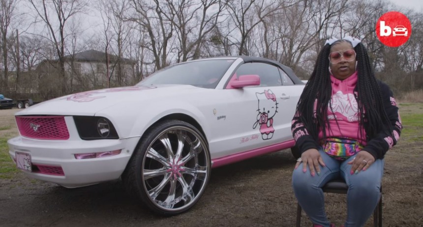 The Hello Kitty Ford Mustang took 8 years and \$30,000 so far to make