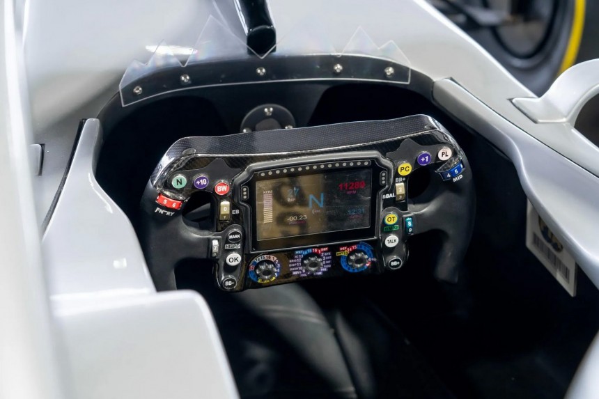 1\:1 scale Mercedes\-AMG W10 EQ Power\+ Formula 1 car