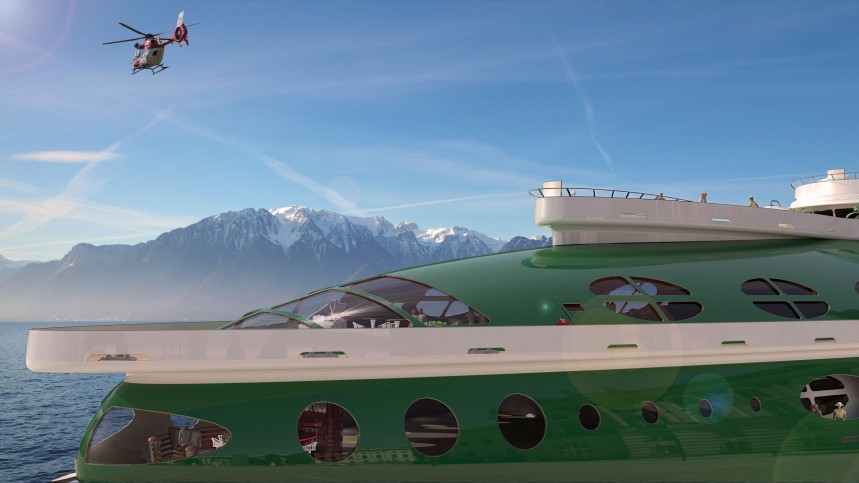 G\-Quest megayacht concept is part luxury vessel, part research and experimental explorer