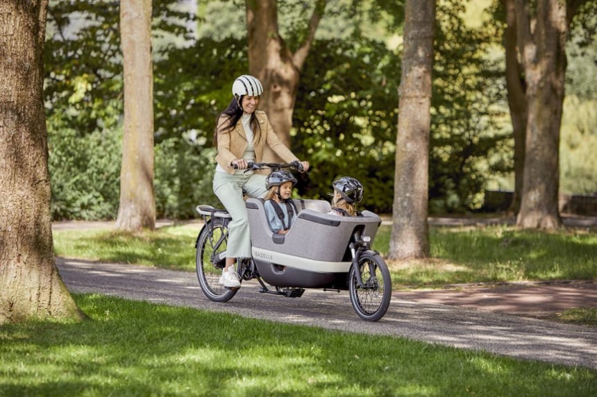 Gazelle Makki Travel cargo e\-bike for modern families