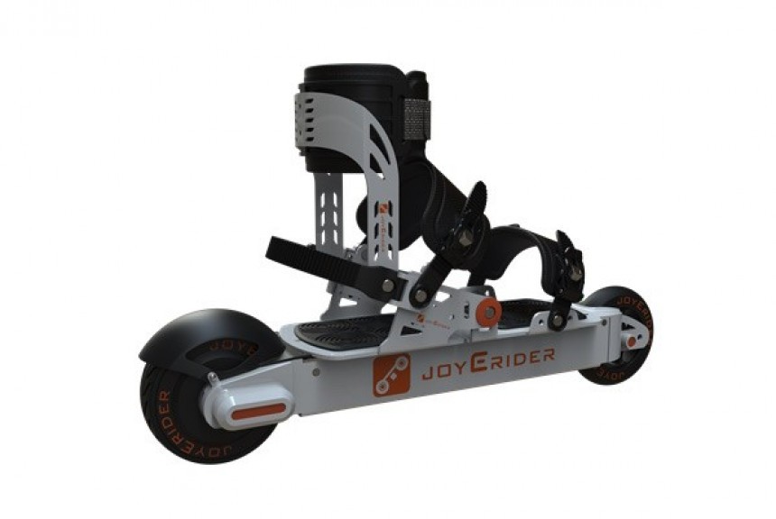 The JoyErider e\-skates are the first of the kind to be controlled with foot gestures, not an RC
