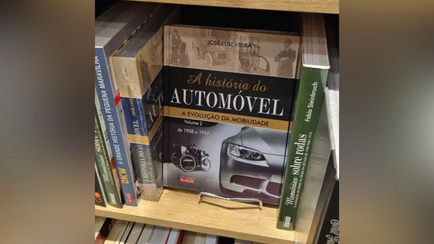 A História do Automóvel \(The Automobile's History\), written by Jose Luiz Vieira