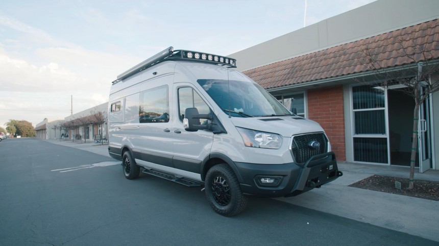 Trail Ready Ford Transit Camper Van Is an Ultra Functional, Thoroughly\-Equipped Tiny Home