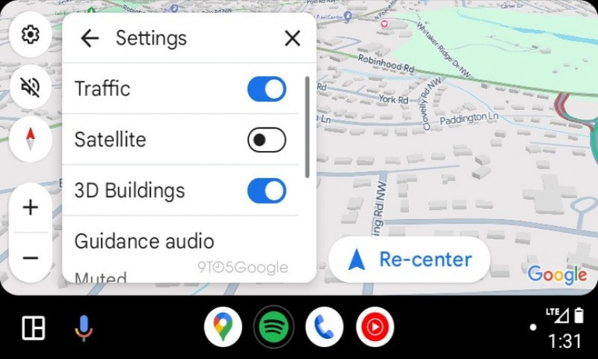 Google Maps en Android AUto