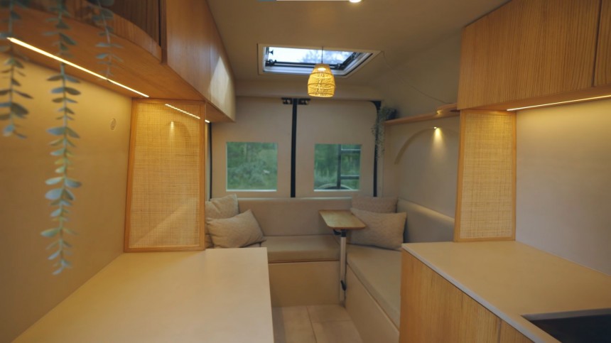 Gorgeous Camper Van Blends the Looks of a Five\-Star Spa With Countless Creature Comforts
