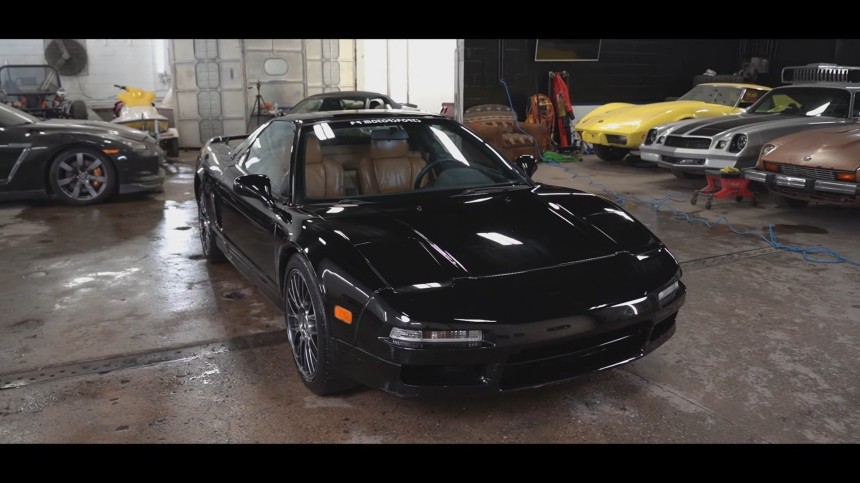 1995 T\-Top Acura NSX Gets First Wash and Thrash in Years