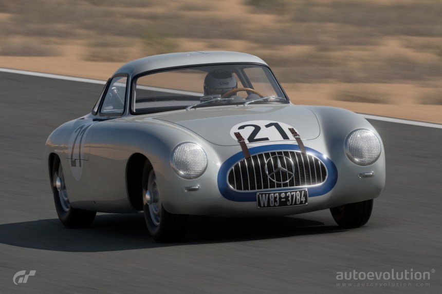 GT7 Takes Us Back to 1952 with the Mercedes\-Benz 300 SL at Big Willow