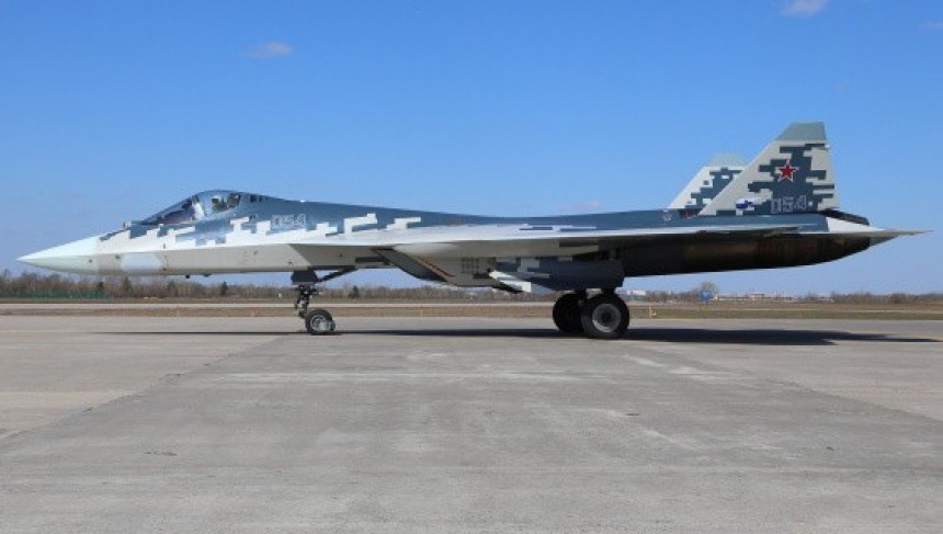 Sukhoi Su\-57 fighter jet