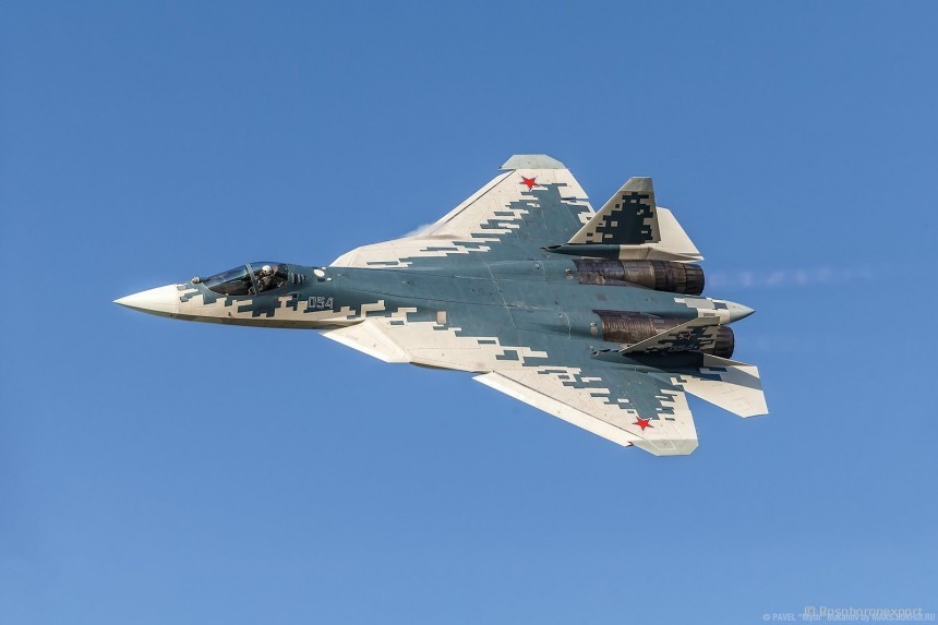 Su\-57E Fighter Jet