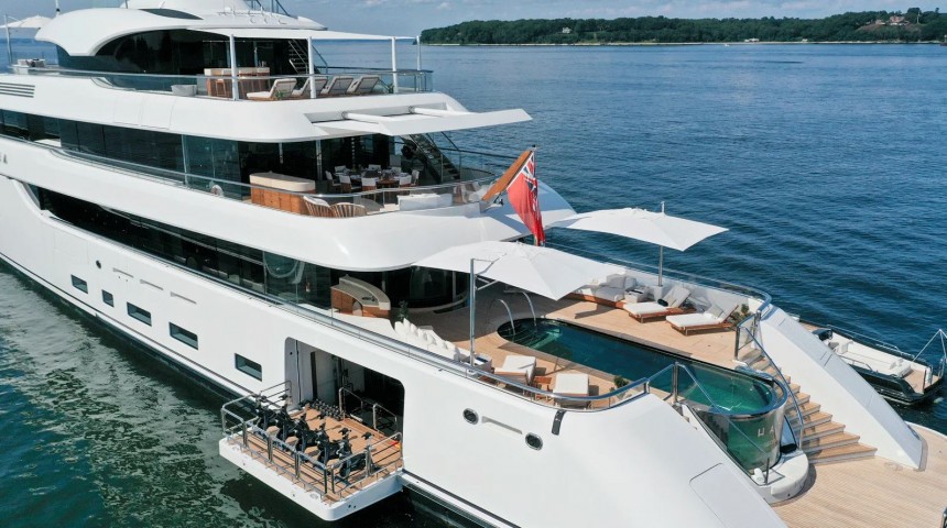 Lunasea is the most expensive superyacht sold in 2020 \(\$112 million\), and it shows