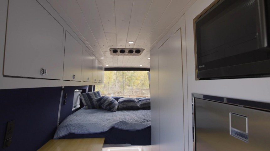 Sprinter Van Is a Deluxe Tiny Home on Wheels Designed for Off\-Road and Off\-Grid Adventures