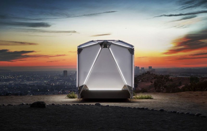 The Jupe dwelling unit helps you escape city life, has most of the comforts of home