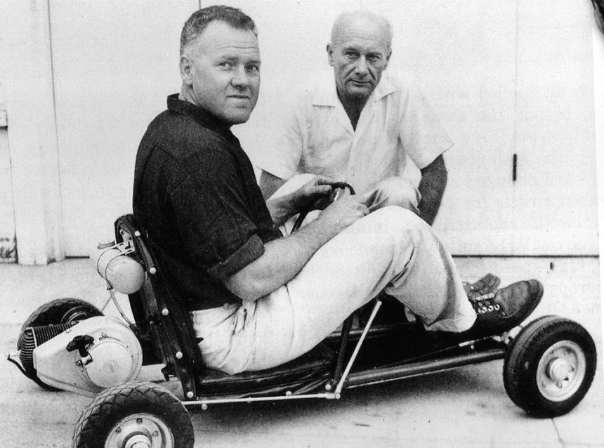 Art ingels and the first go\-kart