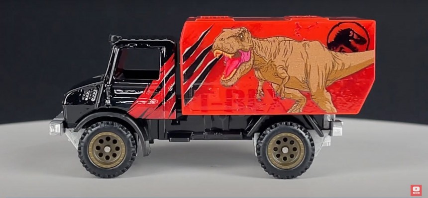 Hot Wheels Meets Jurassic World for a Set of Five Cars With Dinosaur\-Inspired Liveries