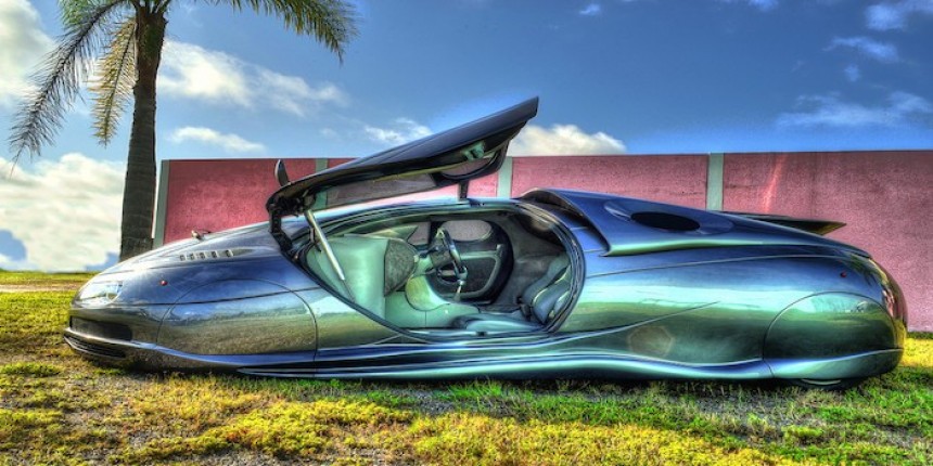 Vetter's Extraterrestrial Vehicle, ETV, is a custom\-made car based on a donor vehicle
