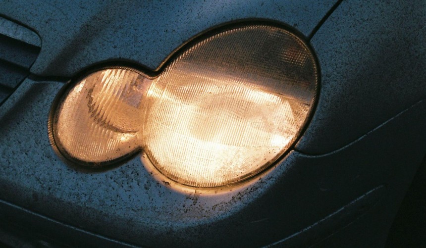 Old Mercedes Headlight