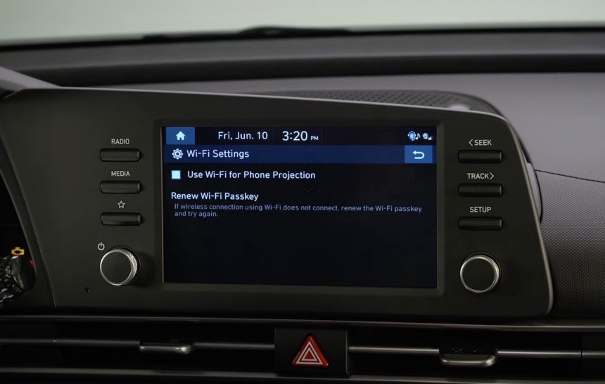Android Auto settings in Hyundai cars