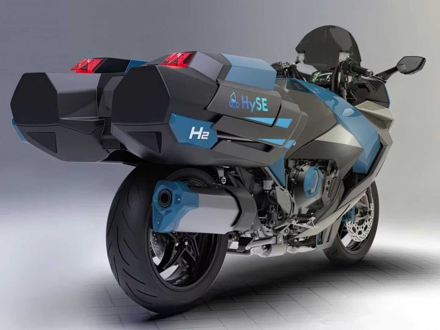 Hydrogen\-powered, supercharged Kawasaki Ninja H2 SX