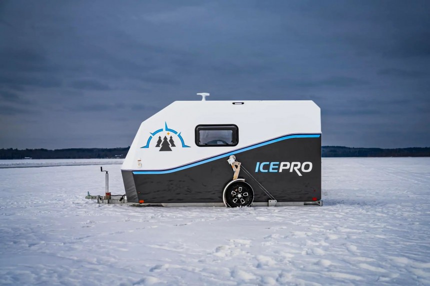 IcePro fiberglass ice fishing trailer