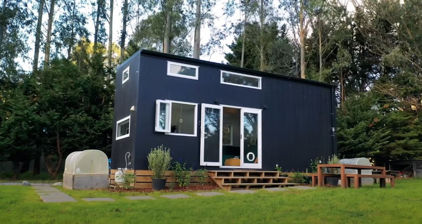 Tiny home with Gothic accents proves small doesn't have to mean devoid of personality