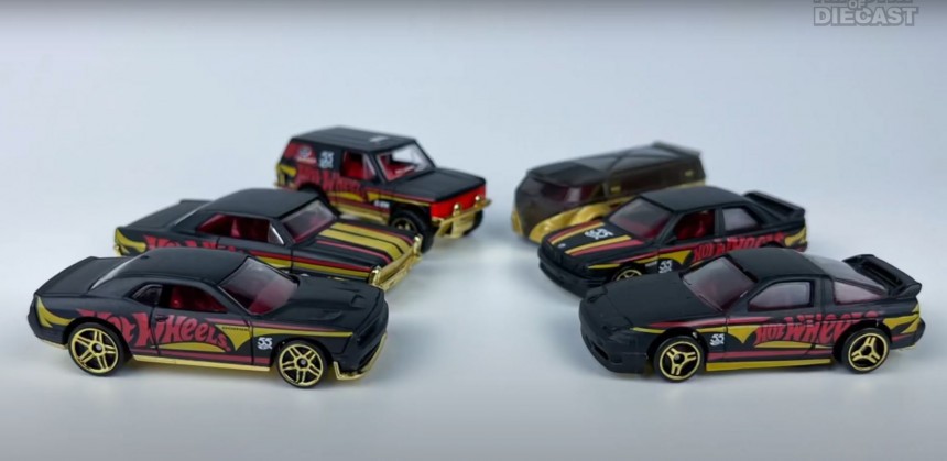 Inside the Hot Wheels 55th Anniversary Set, Black and Yellow Is the Theme for 2023