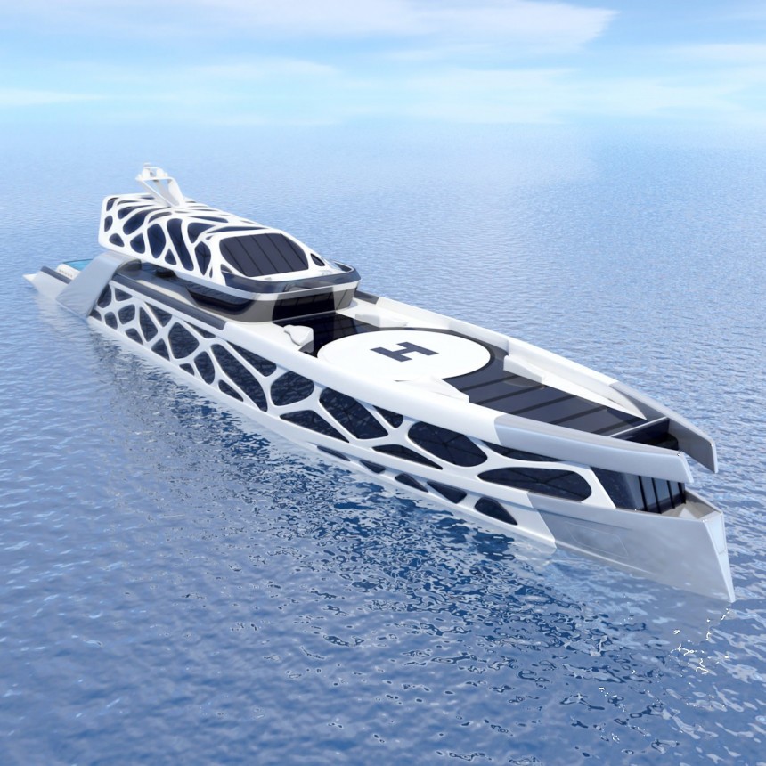 The IntimiSEA superyacht concept is designed around fun and entertainment