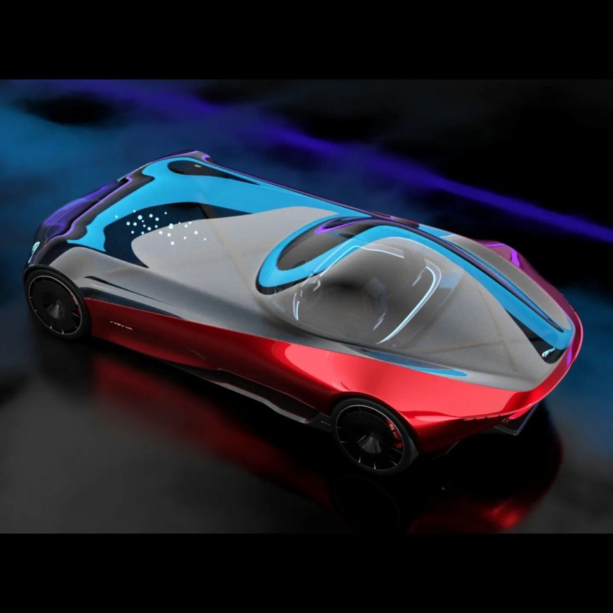Jaguar G\-Type EV grand tourer rendering by designedevil