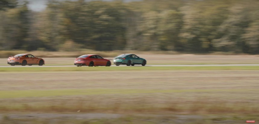 Japan vs Germany in AWD Battles\: GT\-R Drag Races RS 5 and M4