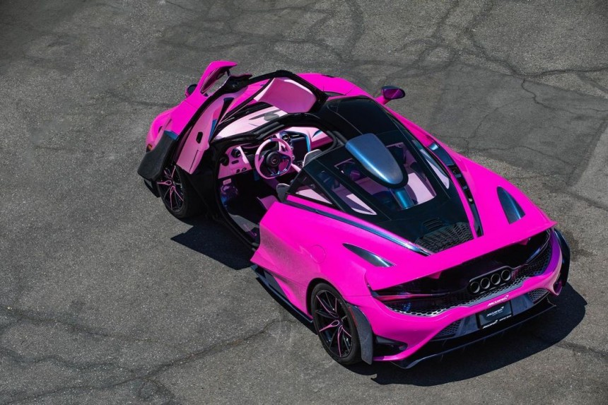 Jeffree Star is now the owner of a one\-of\-one McLaren 765LT called "Pink Magic"