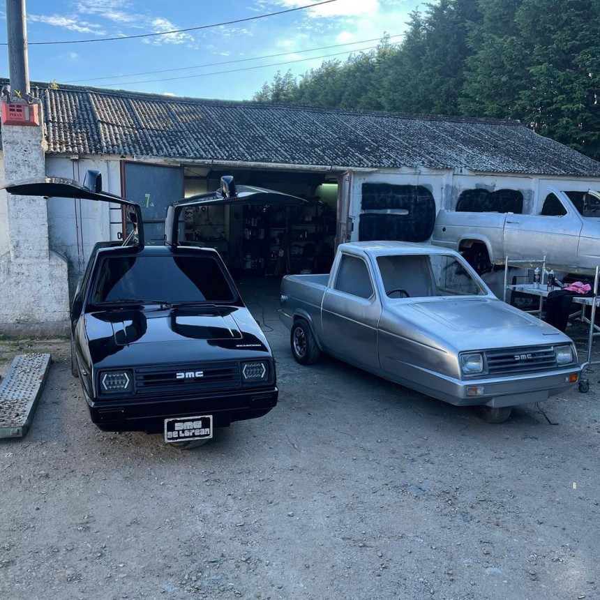 This is the so\-called DeLorean DMC 21, a three\-wheel Reliant Rialto in poor disguise