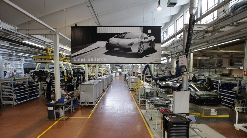Lamborghini Gallardo Production Line
