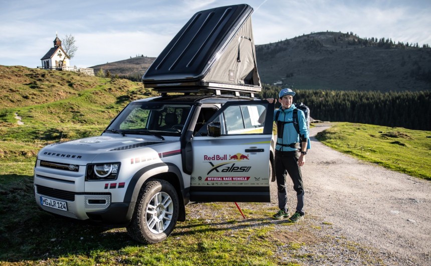 Land Rover Defender 110 Red Bull X\-Alps Support Vehicle