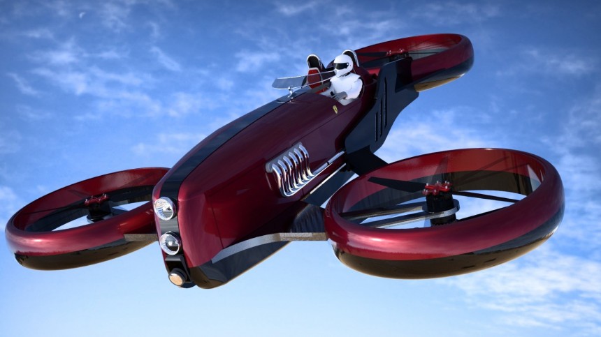 FD\-One flying car concept by Lazzarini\: don't forget about the past when you imagine the future
