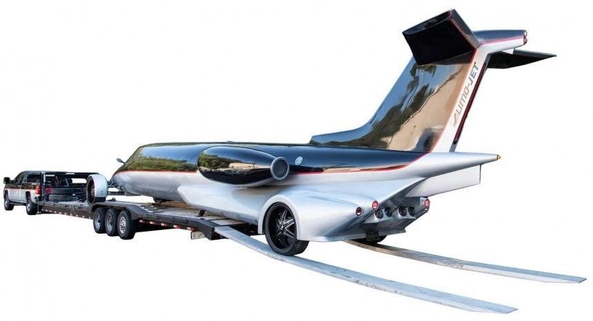 The Learmousine, the world's only road\-legal airplane limousine, is back on the market