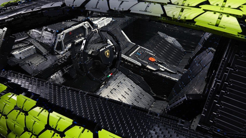 Life\-size Lamborghini Sian FKP 37 by LEGO Technic