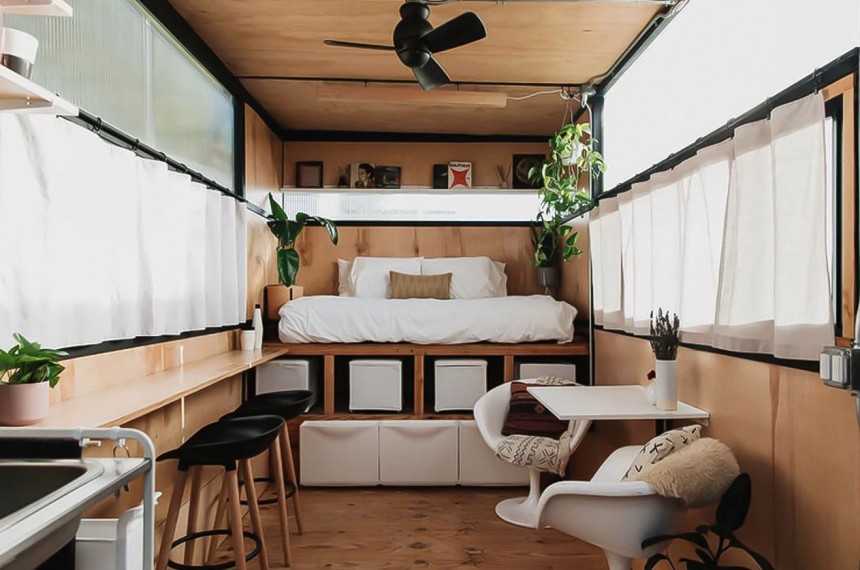 The Lola tiny house is a DIY project on a very strict budget of \$12,000