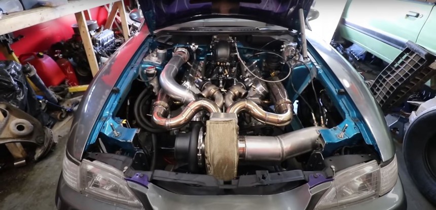 LS\-Swapped Mustang Loses 8\-Turbo Setup, Makes 900\-HP Before Disaster Strikes