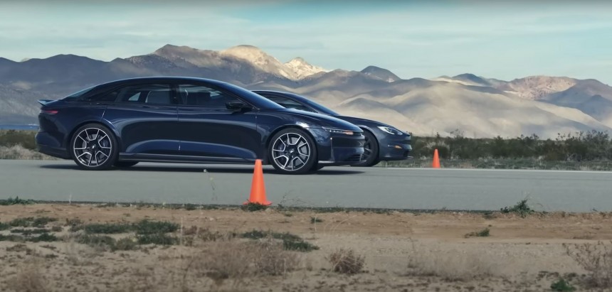 Lucid Air Sapphire vs\. Tesla Model S Plaid