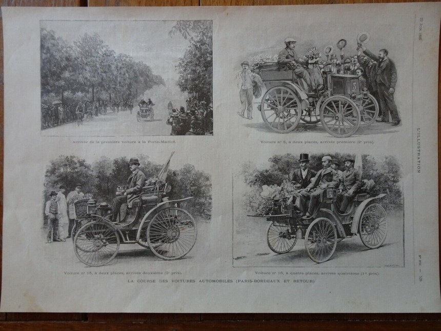 The Paris\-Bordeaux Race from 1895